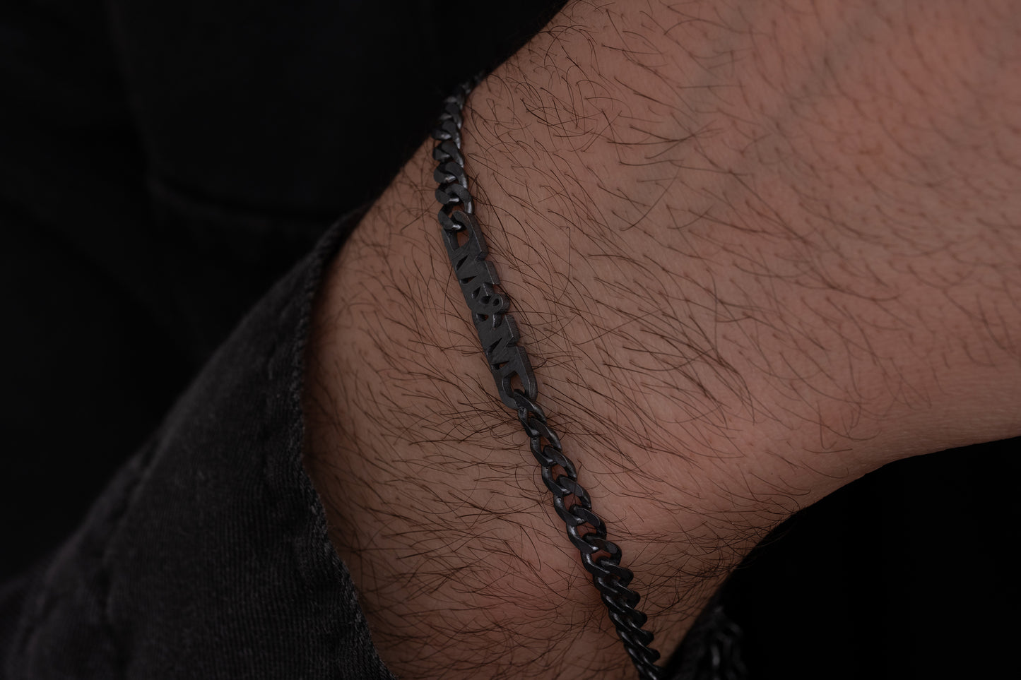 Erkek Gurmet Zincirli İsim Bileklik | 925 Gümüş