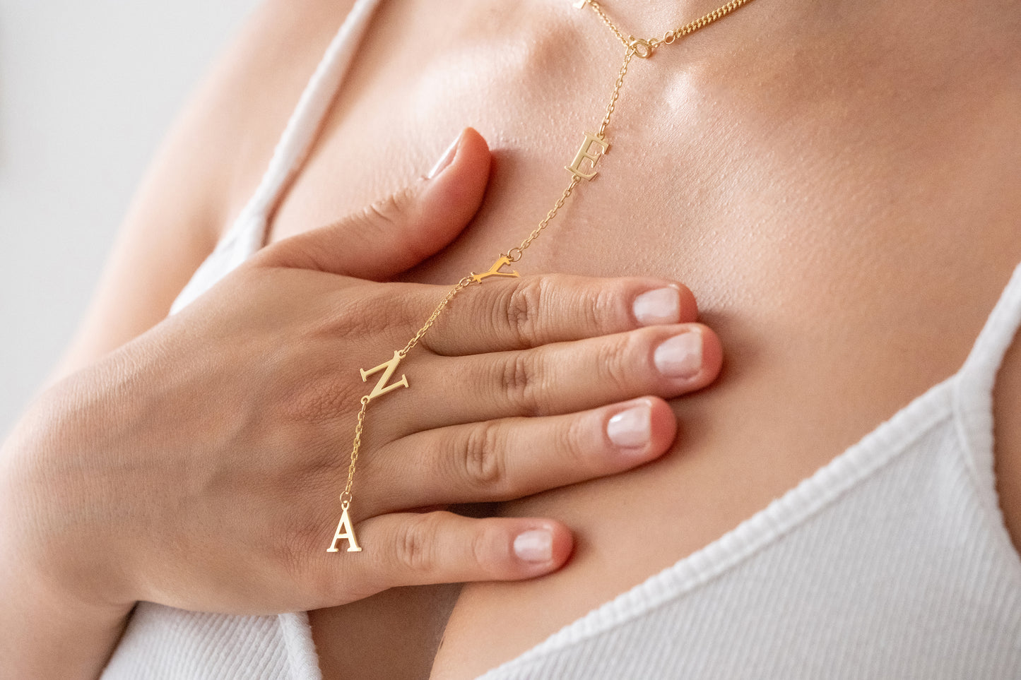 Gurmet Zincirli İsimli Y Kolye | 925 Gümüş