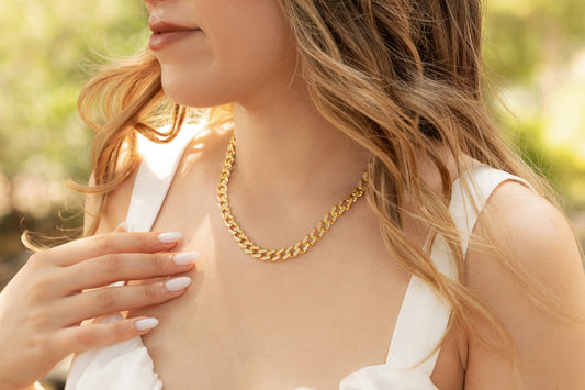 Zirkon Taşlı Gurmet Zincir Kolye | 925 Gümüş