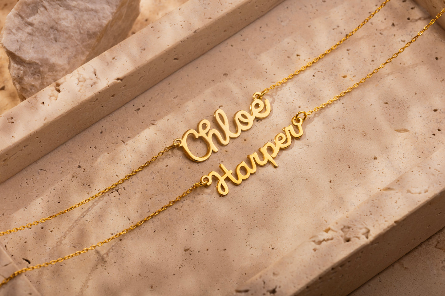 Lazer Kesim İsim Kolye | 925 Gümüş