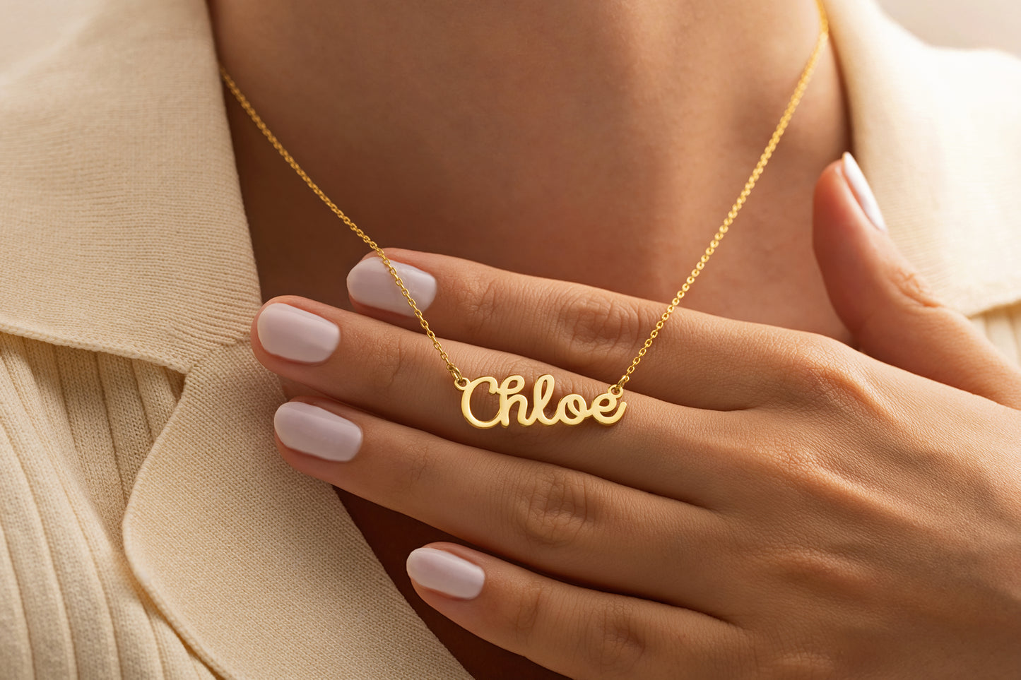 Lazer Kesim İsim Kolye | 925 Gümüş