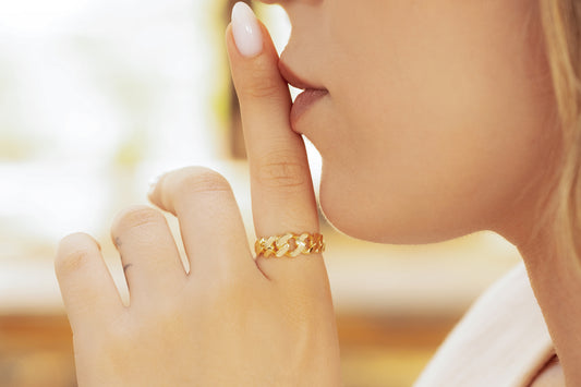 Gurmet Zincir Yüzük | 925 Gümüş