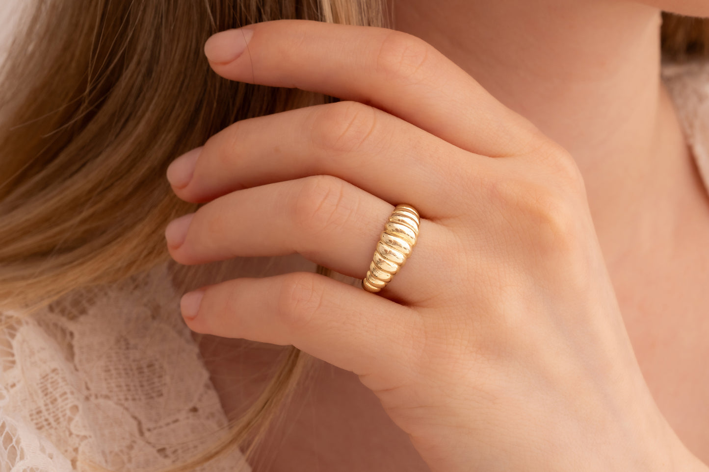 Michelin Boğumlu Yüzük | 925 Gümüş