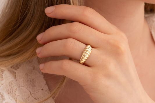 Michelin Boğumlu Yüzük | 925 Gümüş