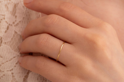 İnce Halka Yüzük | 925 Gümüş