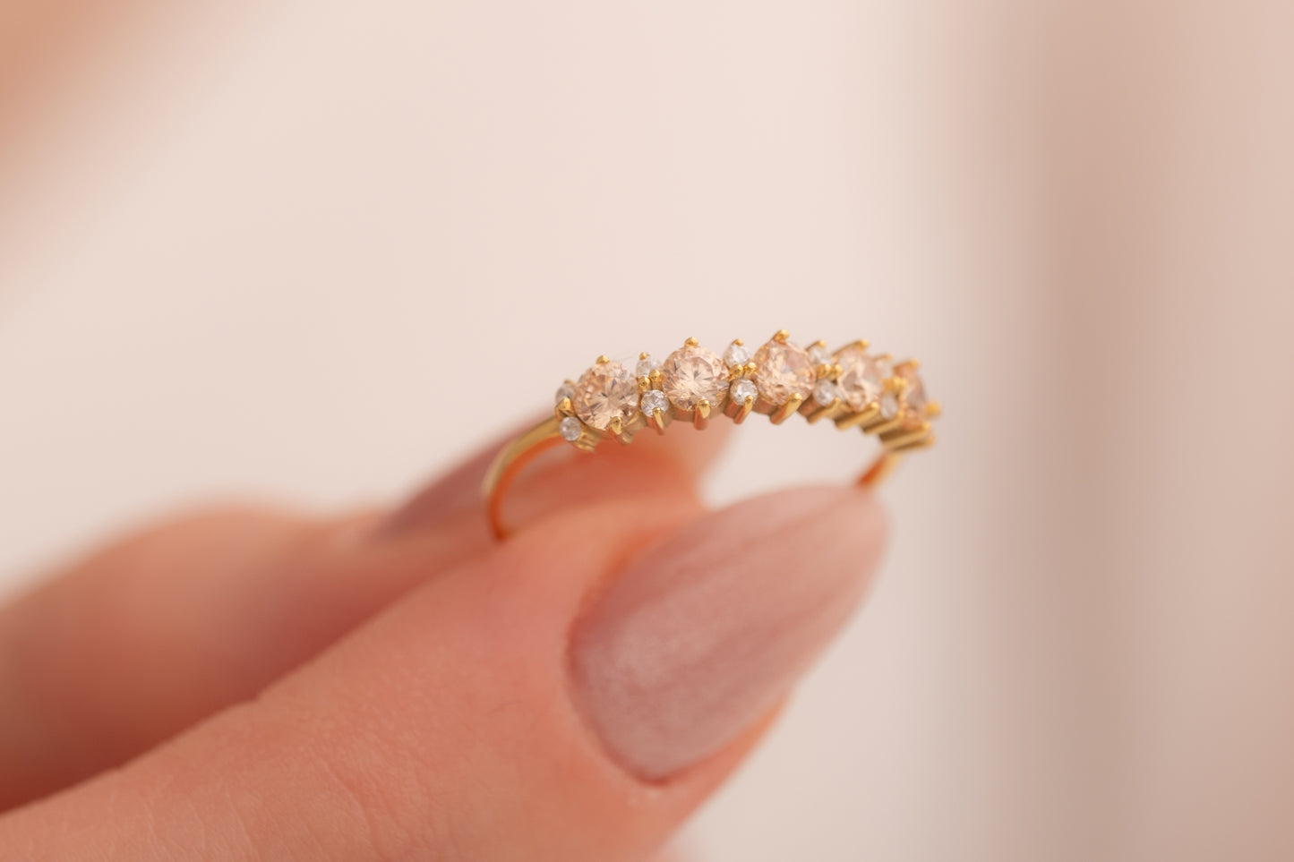 Renkli Zirkon Taşlı Yüzük | 925 Gümüş