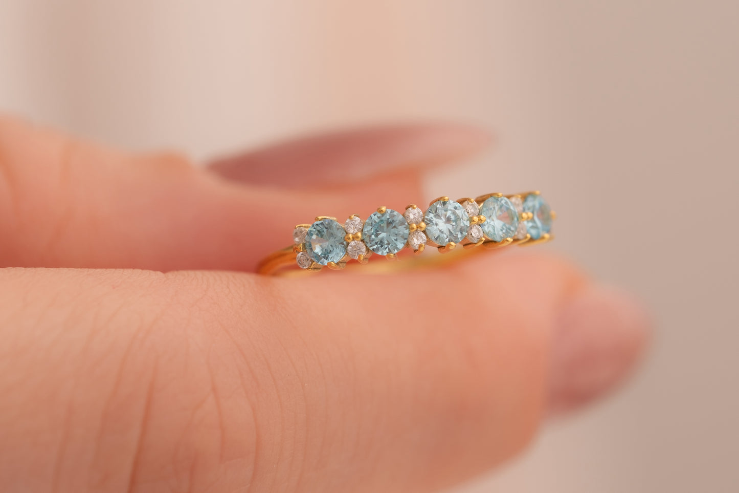 Renkli Zirkon Taşlı Yüzük | 925 Gümüş