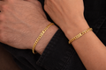 Unisex Gurmet Harf | İsim bileklik 925 Gümüş