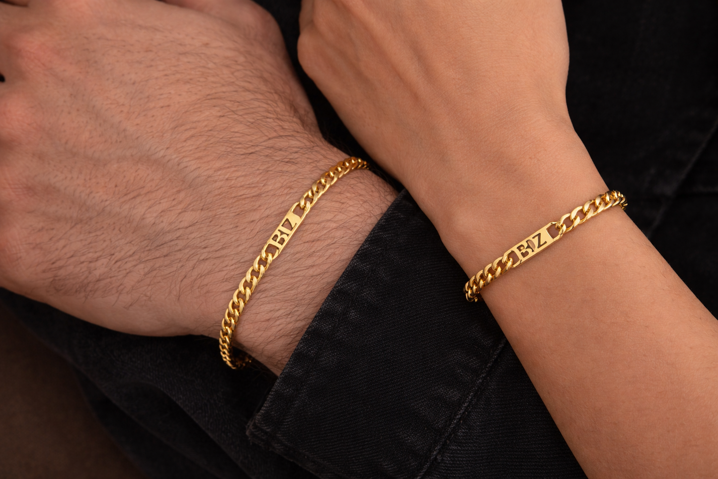 Unisex Gurmet Harf | İsim bileklik 925 Gümüş