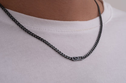 Erkek Gurmet Zincirli İsim Kolye | 925 Gümüş