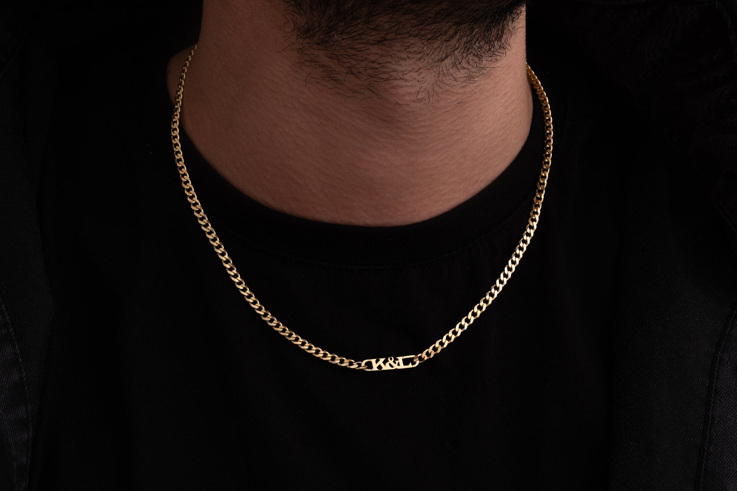 Erkek Gurmet Zincirli İsim Kolye | 925 Gümüş