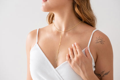 Gurmet Zincirli İsimli Y Kolye | 925 Gümüş