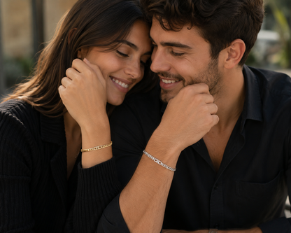 Unisex Gurmet  Harf Bileklik | Harf bileklik 925 Gümüş
