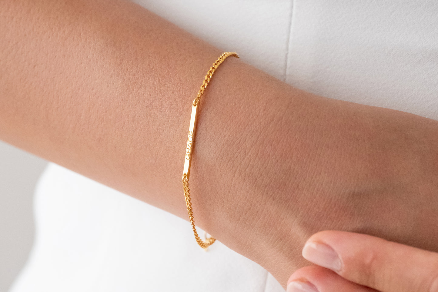 Gurmet Zincirli Künye Bileklik | 925 Gümüş