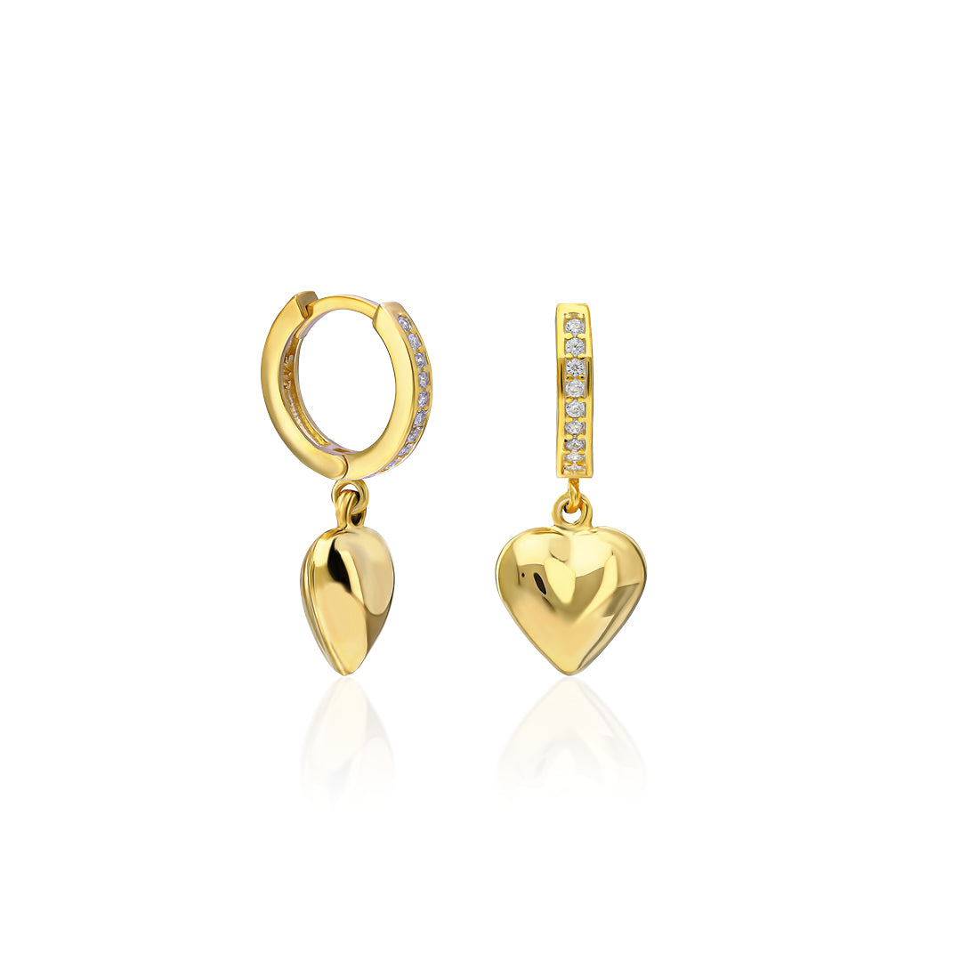 Kalpli Küpe | 925 Gümüş