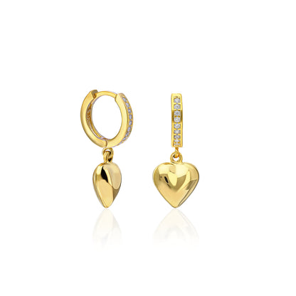 Kalpli Küpe | 925 Gümüş